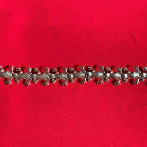 Frog Bracelet in Sterling Silver